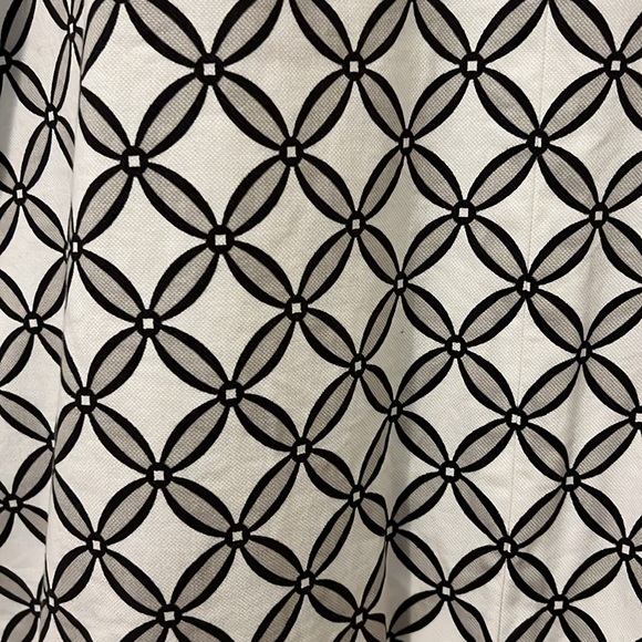 Coldwater creek geo design short sleeve blazer SZ 20-22 black & white work wear - Picture 12 of 14